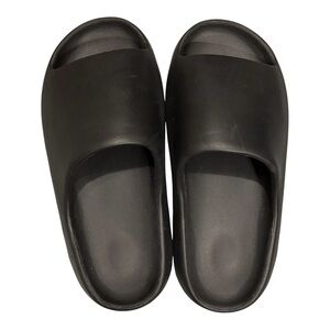 Black Foam Comfort Slip On Slides